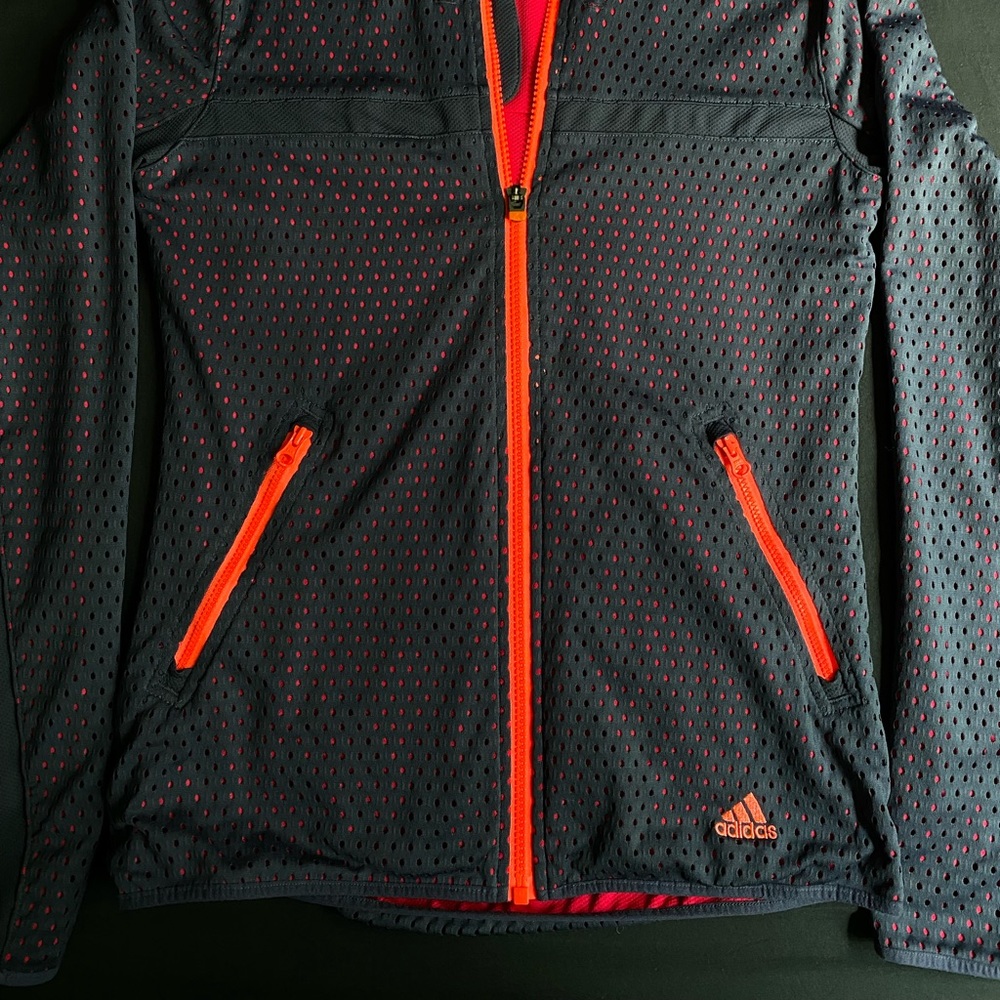 Adidas full-zipper hoodie.